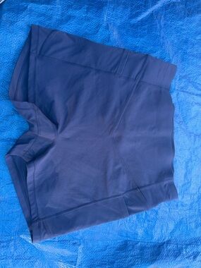 Women’s High-Waist Halara Navy Athletic Shorts